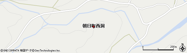 岐阜県高山市朝日町西洞周辺の地図
