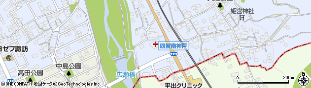 ＪＡ信州諏訪周辺の地図