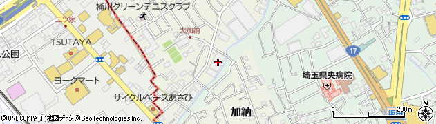 埼玉県桶川市加納130周辺の地図