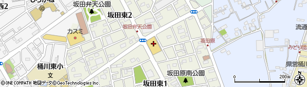 マミーマート桶川坂田店周辺の地図
