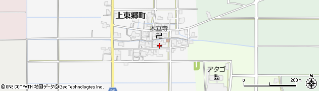福井県福井市上東郷町周辺の地図