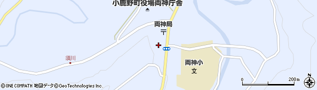 小鹿野町　両神ふるさと総合会館周辺の地図