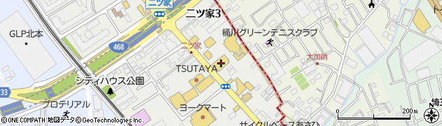 セカンドストリート北本中山道店周辺の地図