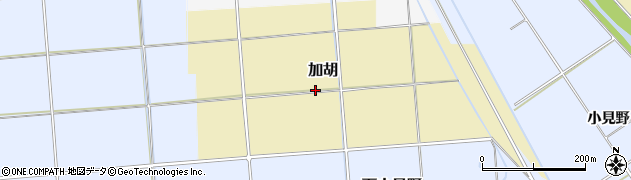 埼玉県比企郡川島町加胡周辺の地図