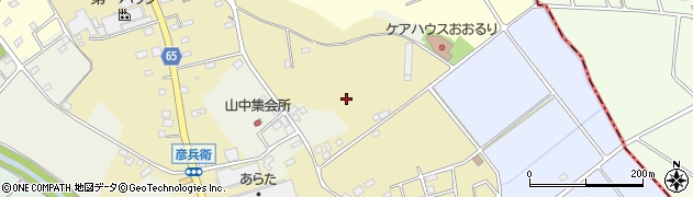 埼玉県白岡市彦兵衛周辺の地図