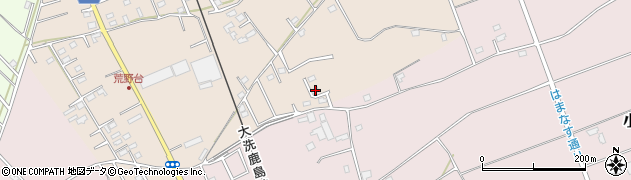 茨城県鹿嶋市荒野1581周辺の地図