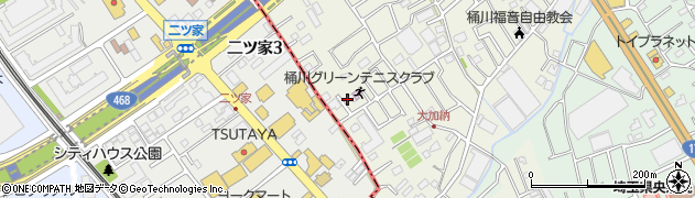 埼玉県桶川市加納83周辺の地図