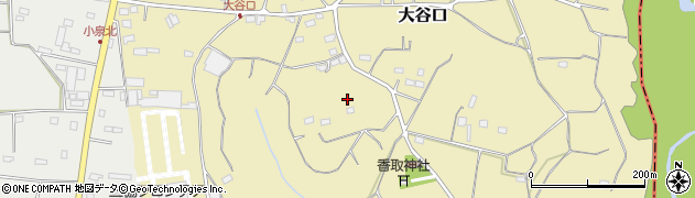 茨城県坂東市大谷口周辺の地図