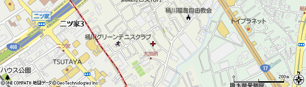 埼玉県桶川市加納122周辺の地図