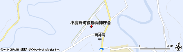 埼玉県秩父郡小鹿野町周辺の地図