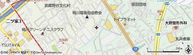 埼玉県桶川市加納141周辺の地図