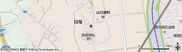 埼玉県蓮田市貝塚828周辺の地図
