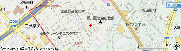 埼玉県桶川市加納155周辺の地図