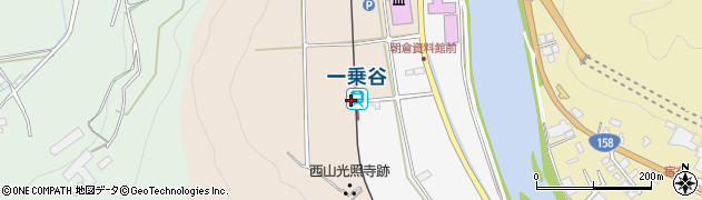 一乗谷駅周辺の地図