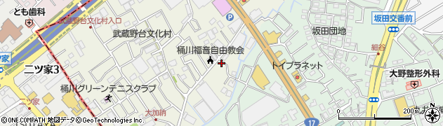 埼玉県桶川市加納144周辺の地図