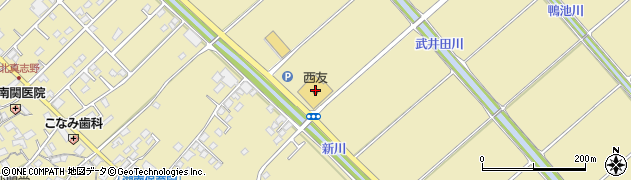 八十二銀行西友諏訪湖南店 ＡＴＭ周辺の地図