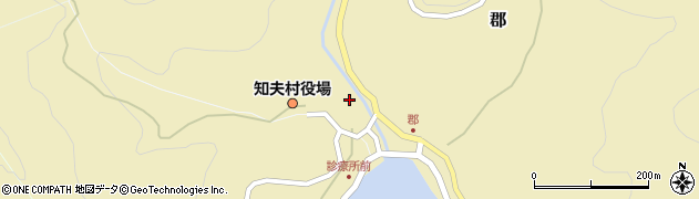 知夫小中学校　校長室周辺の地図