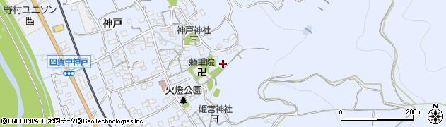 長野県諏訪市四賀神戸周辺の地図