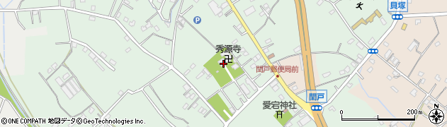 秀源寺周辺の地図