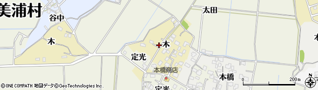 茨城県稲敷郡美浦村木163周辺の地図