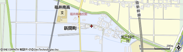 福井県福井市新開町18周辺の地図