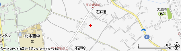 埼玉県北本市石戸周辺の地図