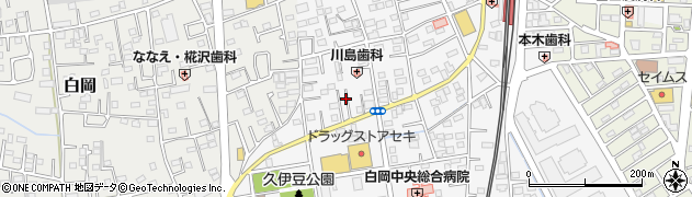 白岡停車場南新宿線周辺の地図