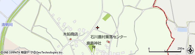 茨城県阿見町（稲敷郡）石川周辺の地図