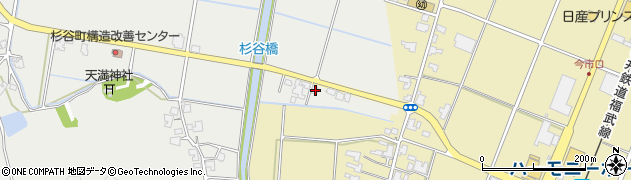 福井県福井市杉谷町8周辺の地図