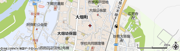 埼玉県秩父市大畑町周辺の地図