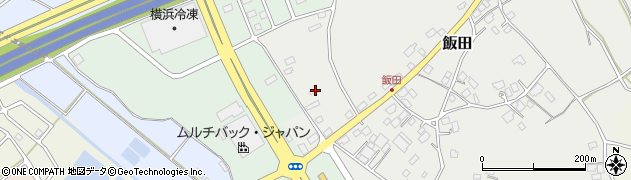 茨城県つくば市飯田244周辺の地図