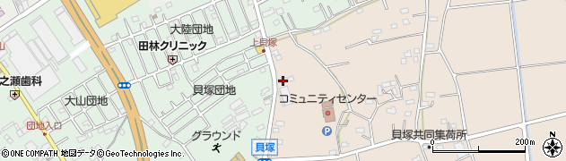 埼玉県蓮田市貝塚976周辺の地図