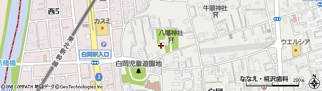 白岡八幡宮周辺の地図