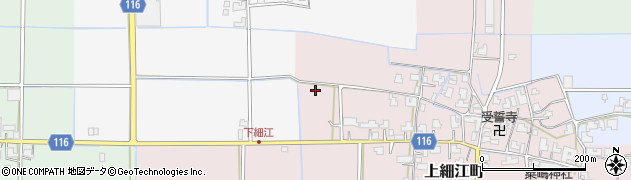 福井県福井市上細江町周辺の地図