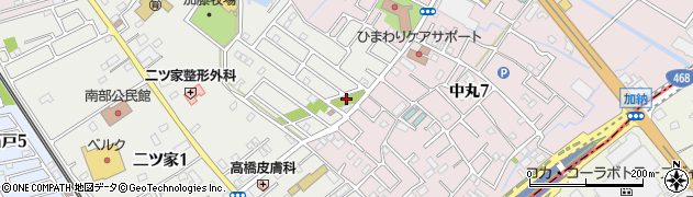 三井団地公園周辺の地図