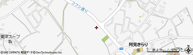 茨城県稲敷郡阿見町荒川本郷周辺の地図