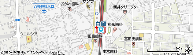 松丸・歯科・矯正歯科　白岡駅ビルクリニック周辺の地図