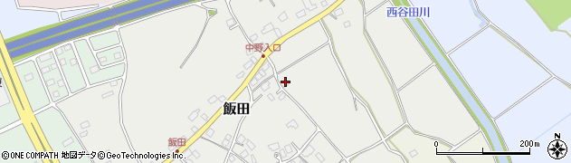茨城県つくば市飯田188周辺の地図