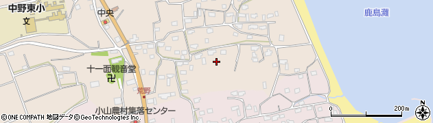 茨城県鹿嶋市荒野15周辺の地図