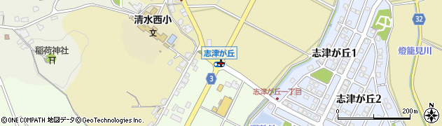 志津が丘周辺の地図