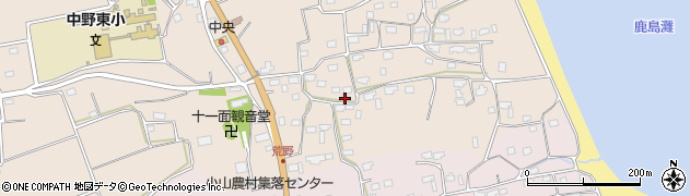 茨城県鹿嶋市荒野70周辺の地図