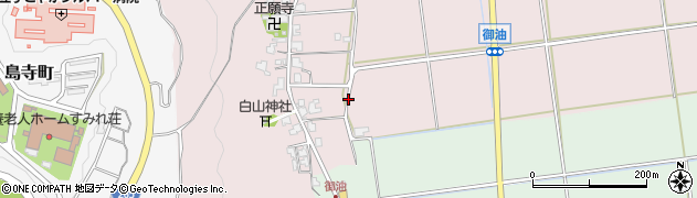 福井県福井市御油町周辺の地図