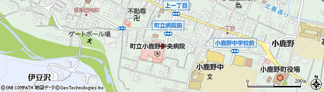 小鹿野町ふれあい作業所周辺の地図