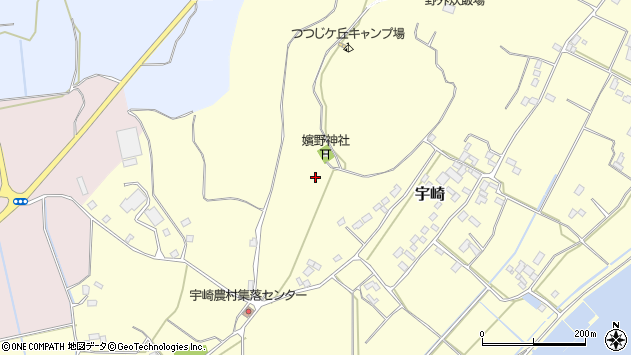 〒311-3824 茨城県行方市宇崎の地図