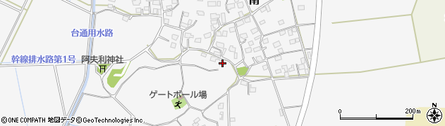 茨城県つくばみらい市南726周辺の地図