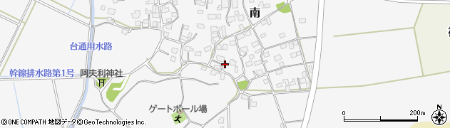 茨城県つくばみらい市南721周辺の地図