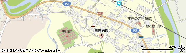 福井県福井市市波町周辺の地図