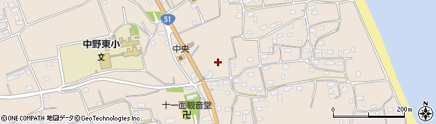 茨城県鹿嶋市荒野92周辺の地図
