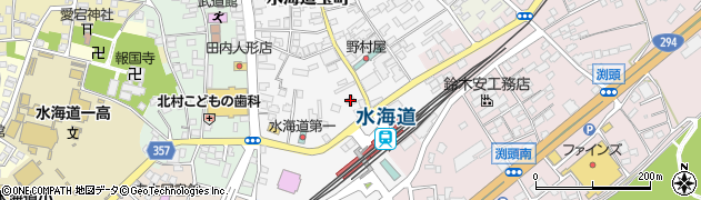 茨城県常総市水海道宝町2726周辺の地図
