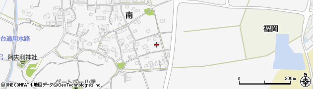 茨城県つくばみらい市南550周辺の地図